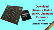 Xiaomi Redmi 7a Change EMMC Firmware