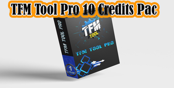 TFM Tool Pro 10 Credits Instant
