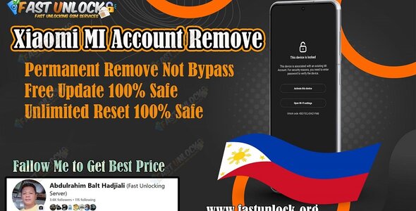 Xiaomi MI Account Remove Philippines Clean Only